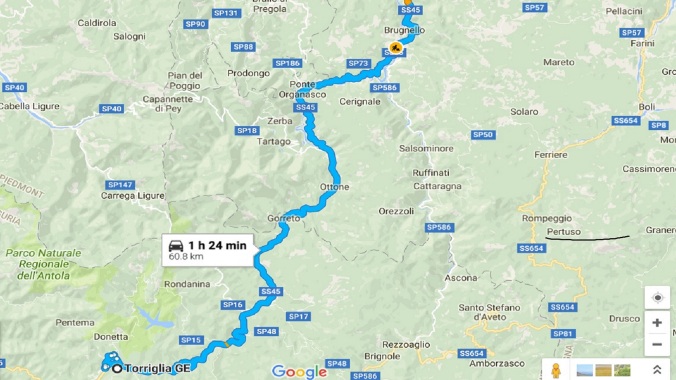 Route to Gorreto